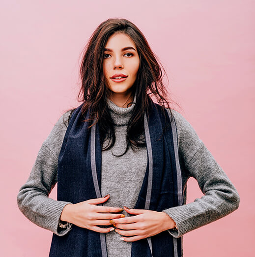 <strong>Итальянский натуральный шарф</strong> - изюминка вашего изысканного образа.