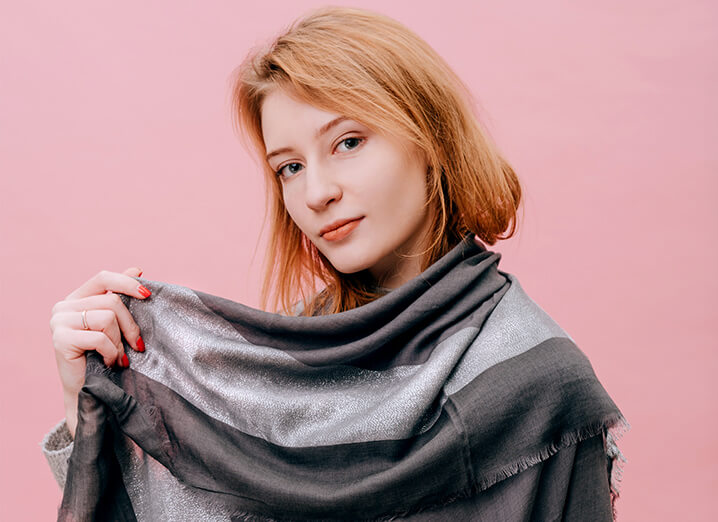 <strong>Итальянский натуральный шарф</strong> - изюминка вашего изысканного образа.